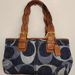 Denim Coach Bag